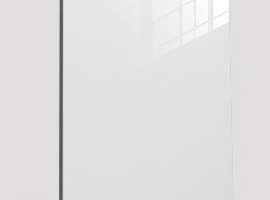 Oppio €67 PER PANEEL - 120x280x0,3 cm - PVC Wandpaneel Hoogglans Wit