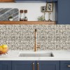 Oppio Geborsteld MINI blokjes Goud - Zelfklevend Mozaiek 265x265x4mm