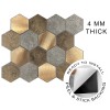 Oppio Koper XL Taupe Grijs HEXAGON - Zelfklevend Mozaiek 29.2x25.4x4mm