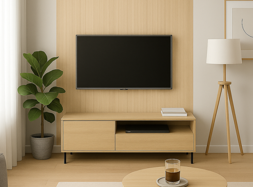 Oppio 120x280x0.5 cm - Houten Wandpaneel SANDSTONE OAK