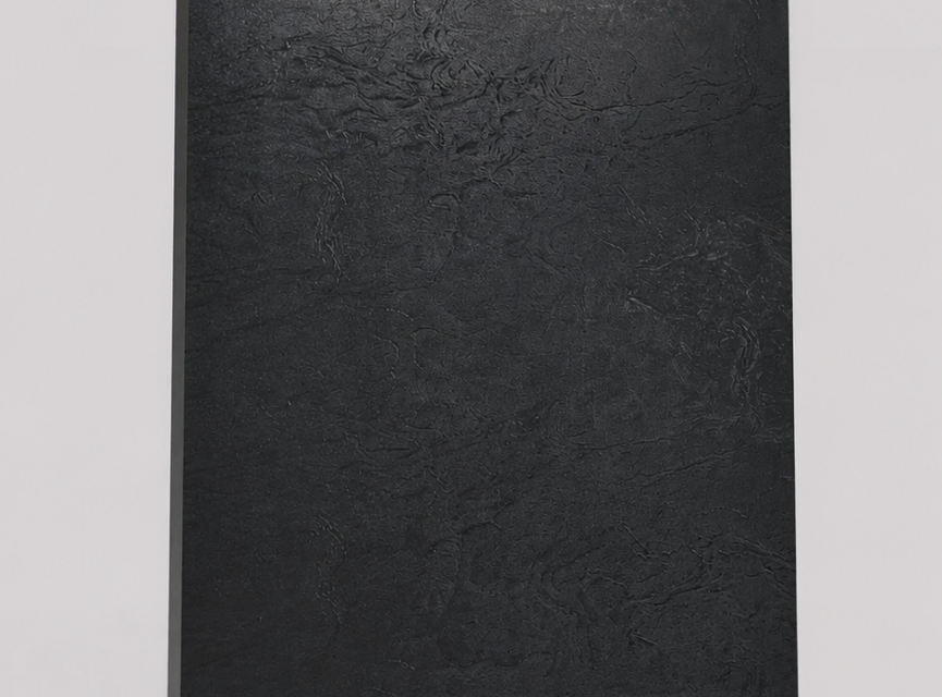 Oppio EFFEN PUUR ZWART PVC Wandpaneel MAT - 120x280x0,3 cm