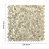 Oppio Geborsteld MINI Hexagon Goud - Zelfklevend Mozaiek 308x298x4mm