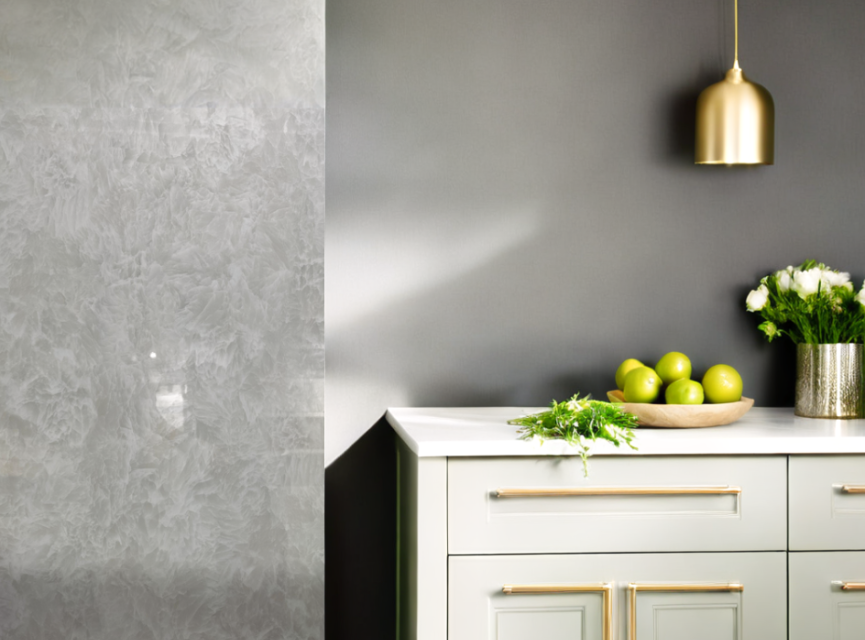 Oppio €57 PER PANEEL - 120x280x0,3 cm – Sardonyx PVC Wandpaneel Hoogglans