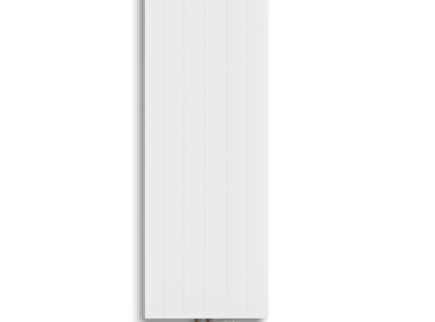 200x60 cm Type 20 - 2214 Watt - Oppio Verticale radiator gegroefde voorzijde - Wit (Ral 9016)