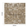 Oppio Geborsteld MINI blokjes Bronce - Zelfklevend Mozaiek 265x265x4mm
