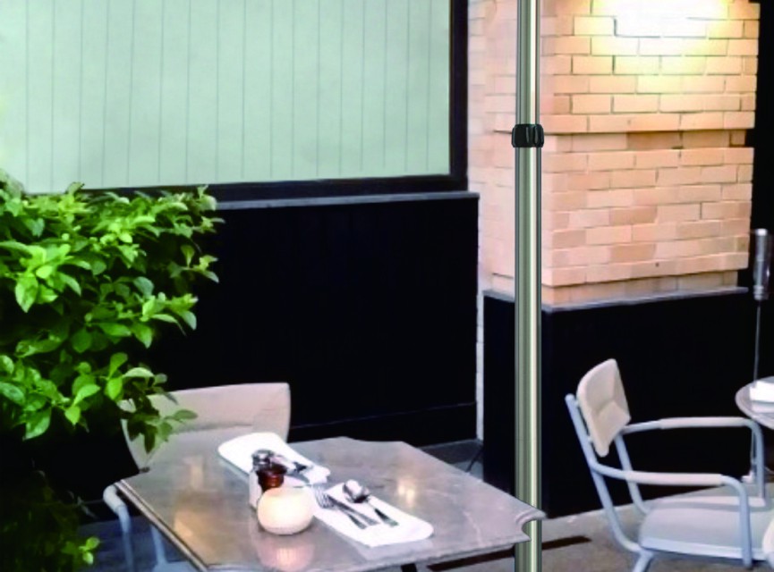 OPPIO Elektrische PRO Rond Terrasverwarmer 2100W ( STAAND ) - WIFI FUNCTIE