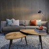 €37 Per Paneel - SUPERMAT 60x260 cm LICHT WALNOOT Eiken akoestische wand panelen lattenwand met Vilt