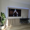 Amsterdam elektrische 3-zijdige haard 220 cm – LED Smart & Verwarming