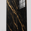 Oppio €67 PER PANEEL - PVC Wandpaneel Ceasar Black / Zwart Goud Hoogglans - 120x280x0,3 cm