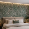 Oppio €69 PER PANEEL - 120x280x0,3 cm - PVC Wandpaneel ONYX Green - Hoogglans