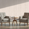 OPPIO Viltpaneel Beige JAPANDI - 60x280 cm - Brandvertragend & Geluiddempend