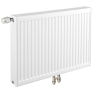 50x140 cm Type 22 - 2612 Watt - ECA Paneelradiator Compact 8 geribbelde voorzijde - Wit (Ral 9016)