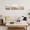 €37 PER PANEEL - 260x60 cm Wit Akoestische wand panelen lattenwand met Witte Vilt