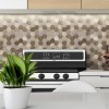 Oppio XL Bruin-Koper MIX HEXAGON - Zelfklevend Mozaiek 288x280x4mm