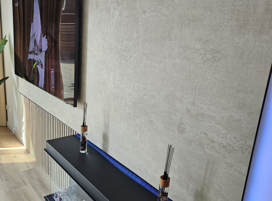 Amsterdam elektrische 3-zijdige haard 220 cm – LED Smart & Verwarming