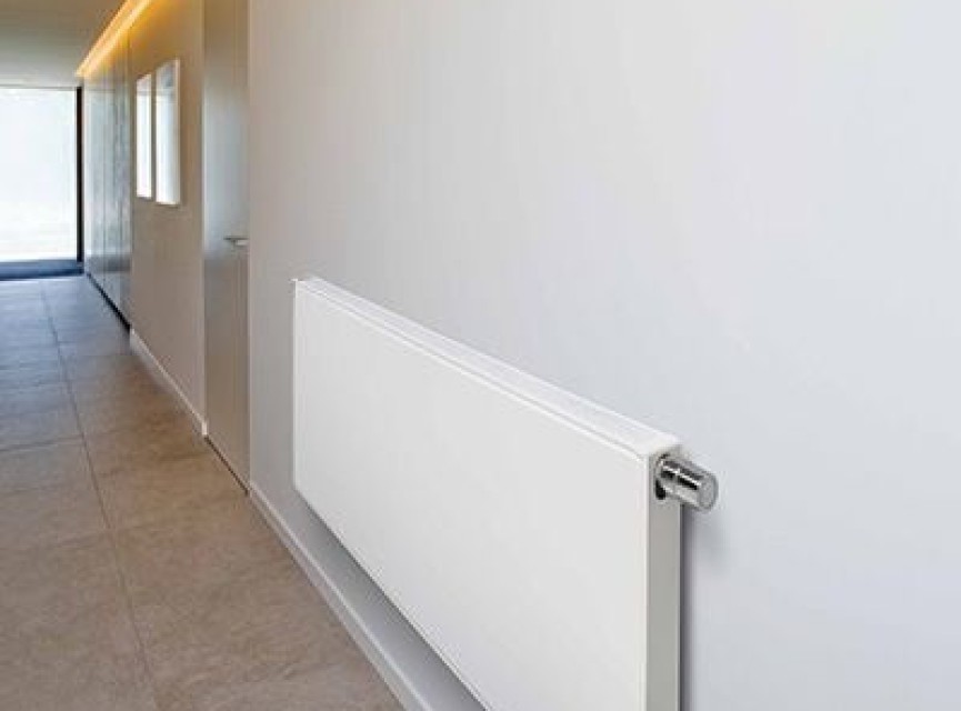 40x260 cm Type 22 - 4186 Watt - ECA Paneelradiator Compact 8 vlakke voorzijde - Wit (Ral 9016)