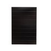 90x100 cm Type 22 - 2934 Watt - ECA Paneelradiator Compact 8 gegroefde voorzijde - Mat Zwart (Ral 9005)