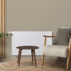 40x260 cm Type 22 - 4186 Watt - Oppio Paneelradiator Compact 6 geribbelde voorzijde - Wit (Ral 9016)