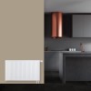 50x120 cm Type 22 - 2239 Watt - Oppio Paneelradiator Compact 6 geribbelde voorzijde - Wit (Ral 9016)