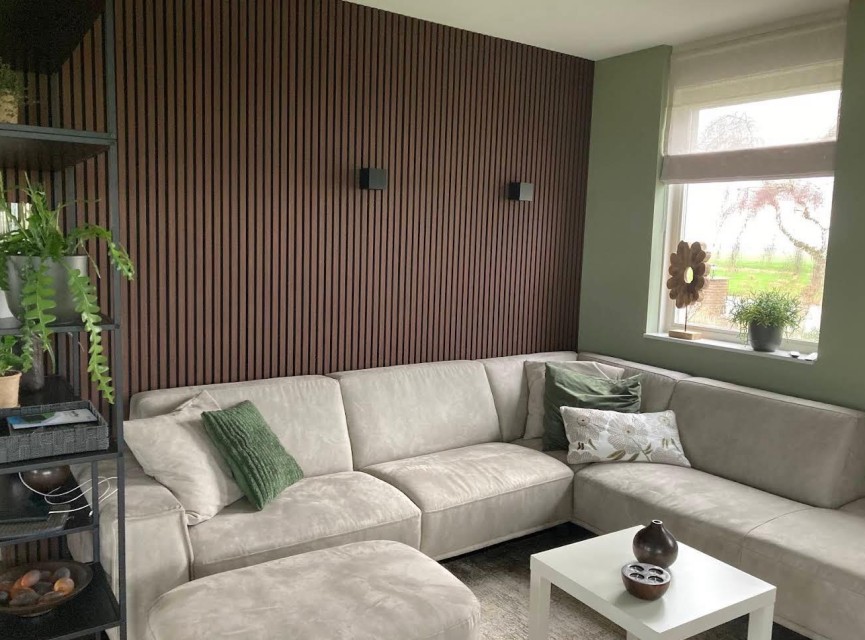 Oppio €37 PER PANEEL - 60x260 cm WENGE akoestische wand panelen