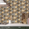 Oppio Koper XL Taupe Grijs HEXAGON - Zelfklevend Mozaiek 29.2x25.4x4mm