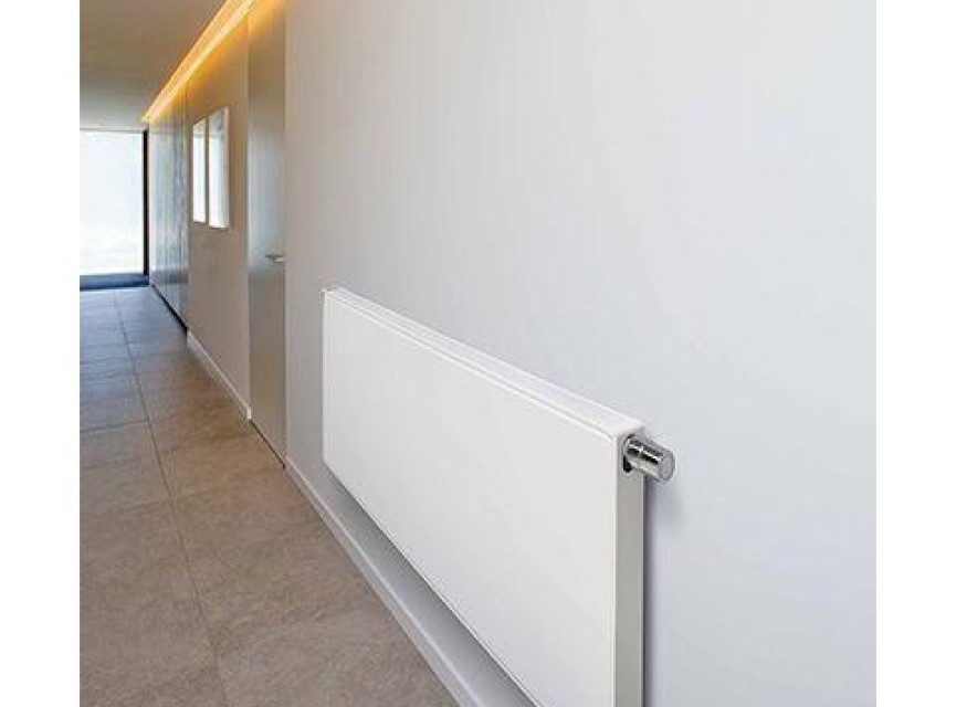 40x140 cm Type 22 - 2184 Watt - ECA Paneelradiator Compact 8 vlakke voorzijde - Wit (Ral 9016)