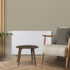 60x180 cm Type 22 - 3941 Watt - Oppio Paneelradiator Compact 6 geribbelde voorzijde - Wit (Ral 9016)
