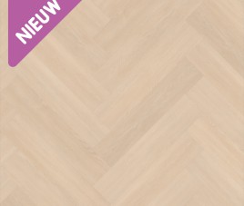 Select eiken visgraat dryback beige PVC 750 x 150 x 2,5 mm