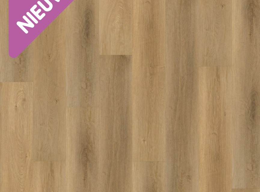 Natuur eiken click donkerbruin PVC 1219 x 178 x 4,5 mm