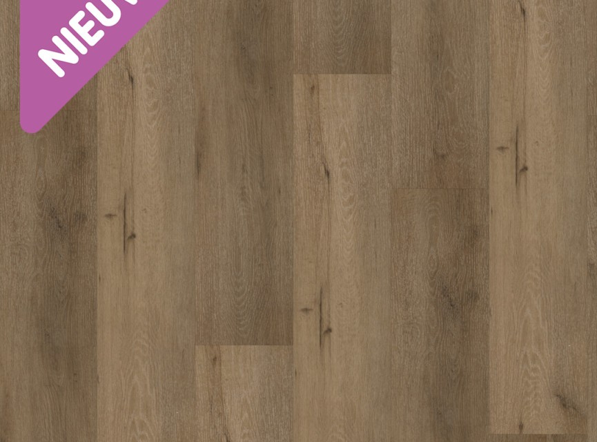 Rustiek eiken dryback donkerbruin PVC ( dryback ) 1219 x 229 x 2,5 mm